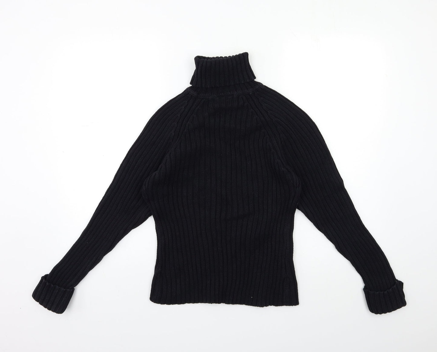 New Look Womens Black  Knit Pullover Jumper Size 10