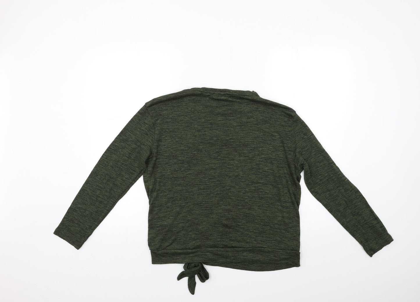 Papaya Womens Green  Knit Pullover Jumper Size 14