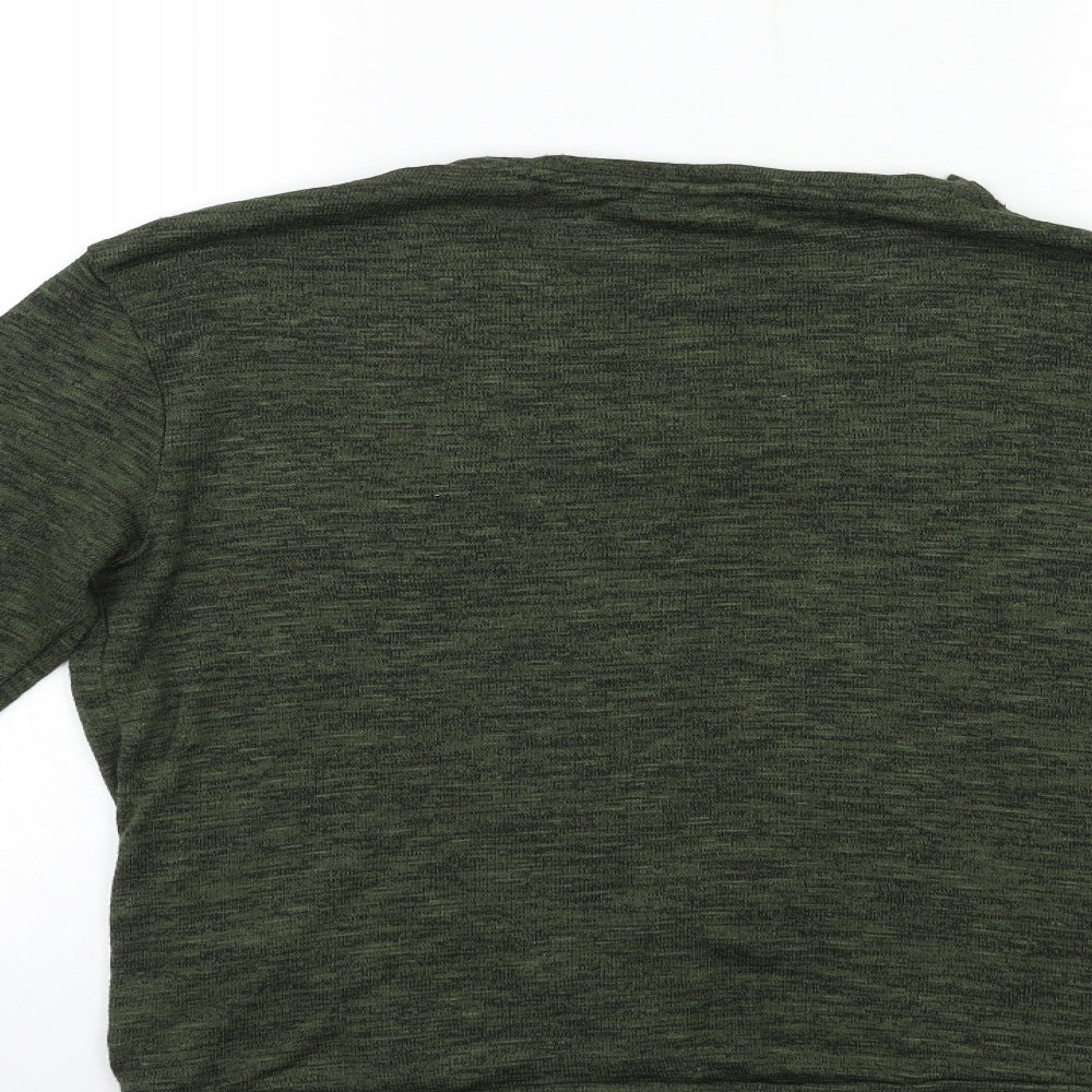 Papaya Womens Green  Knit Pullover Jumper Size 14