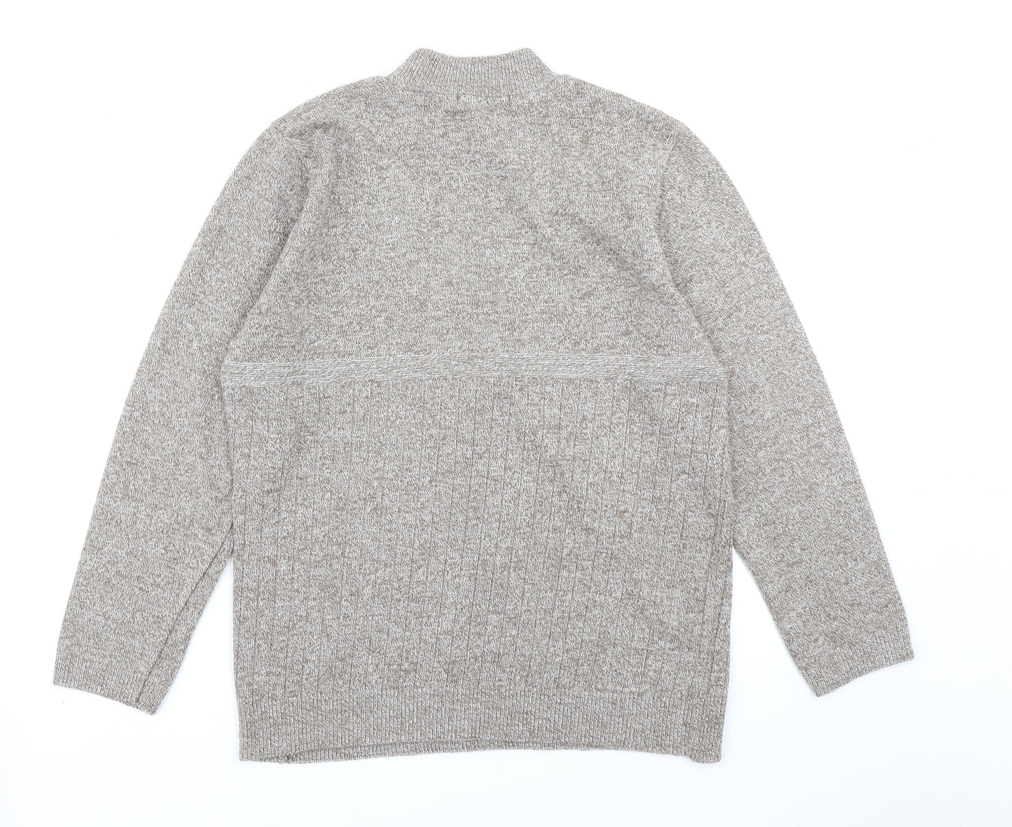 Envy Womens Brown  Knit Pullover Jumper Size L