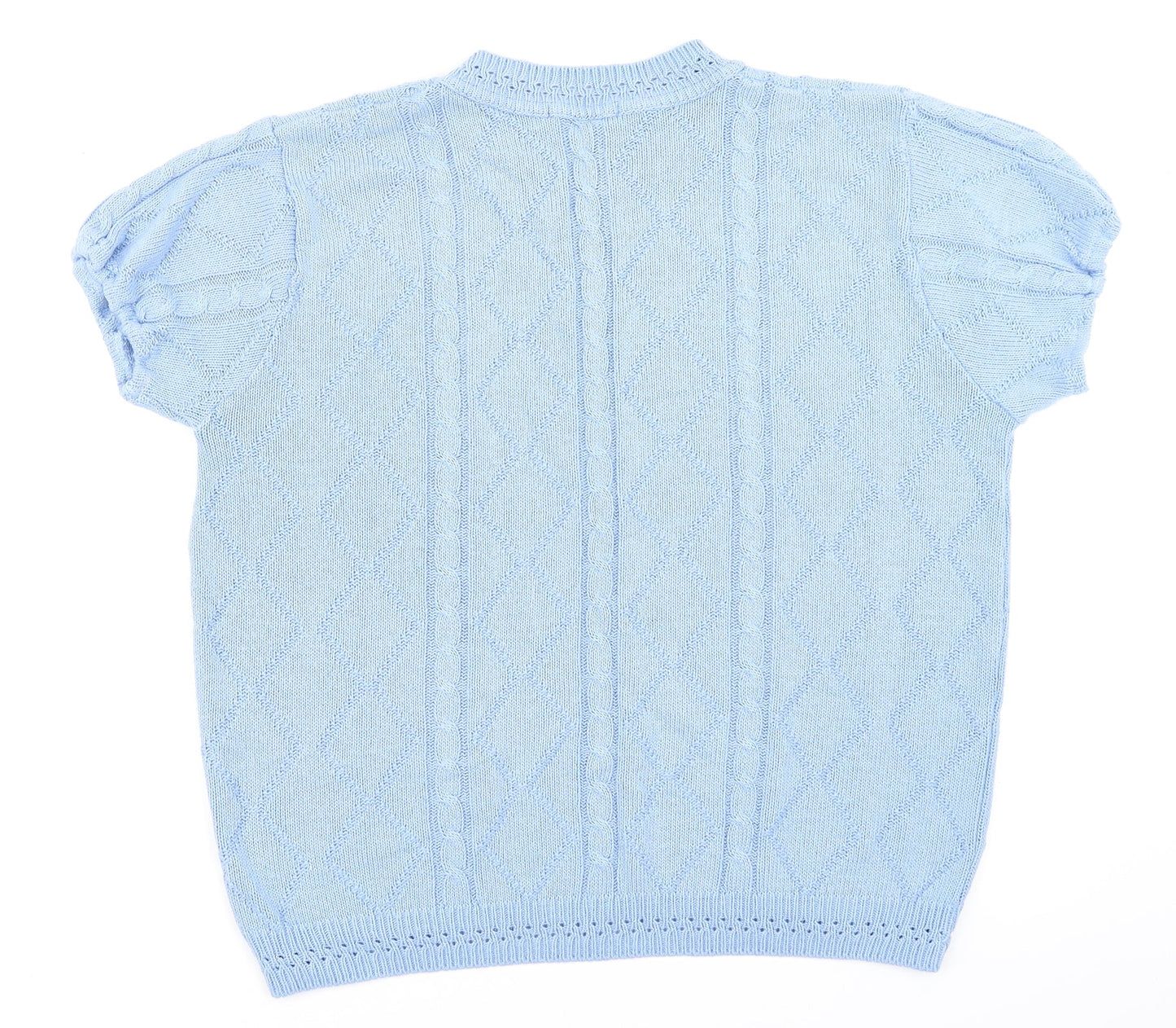 Berkertex Womens Blue  Knit Pullover Jumper Size 14