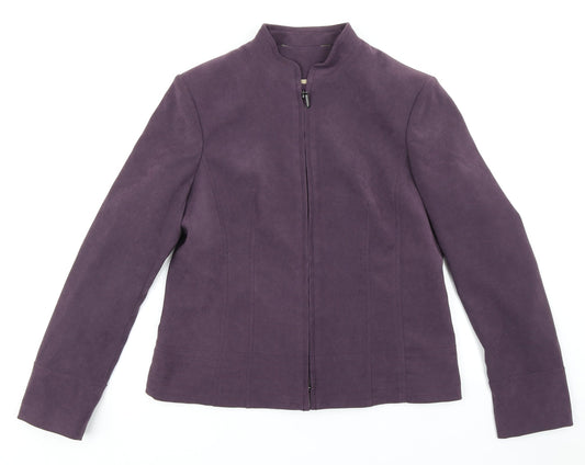 Bonmarché Womens Purple   Jacket  Size 14