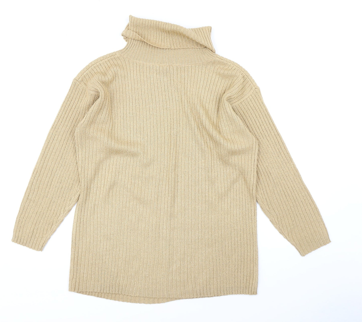 LC Womens Yellow  Knit Pullover Jumper Size 14