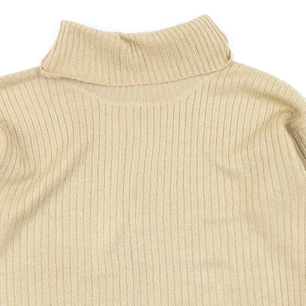 LC Womens Yellow  Knit Pullover Jumper Size 14