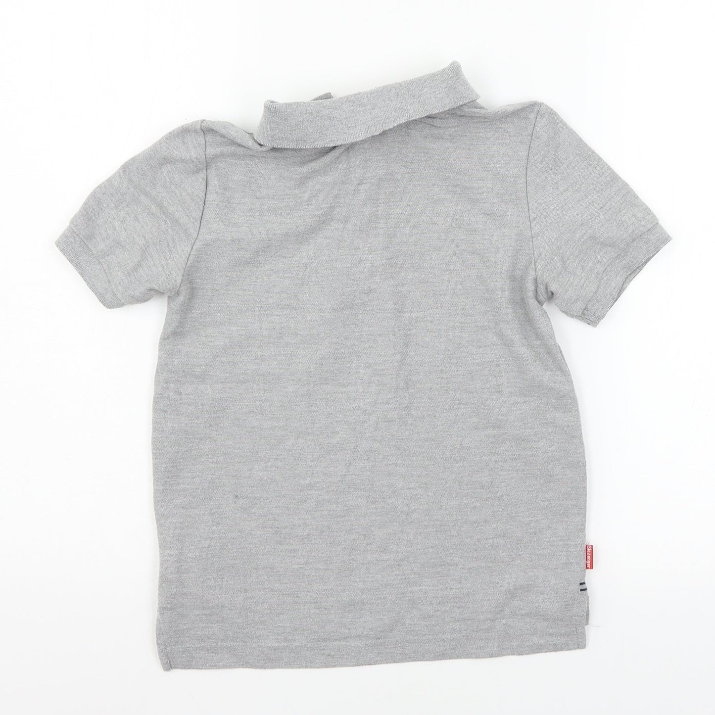 Slazenger Boys Grey  Jersey Basic Polo Size 7-8 Years