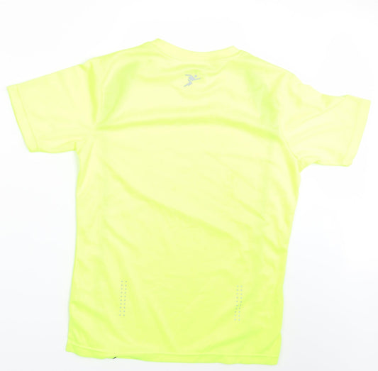 Precision Training Mens Yellow   Basic T-Shirt Size S