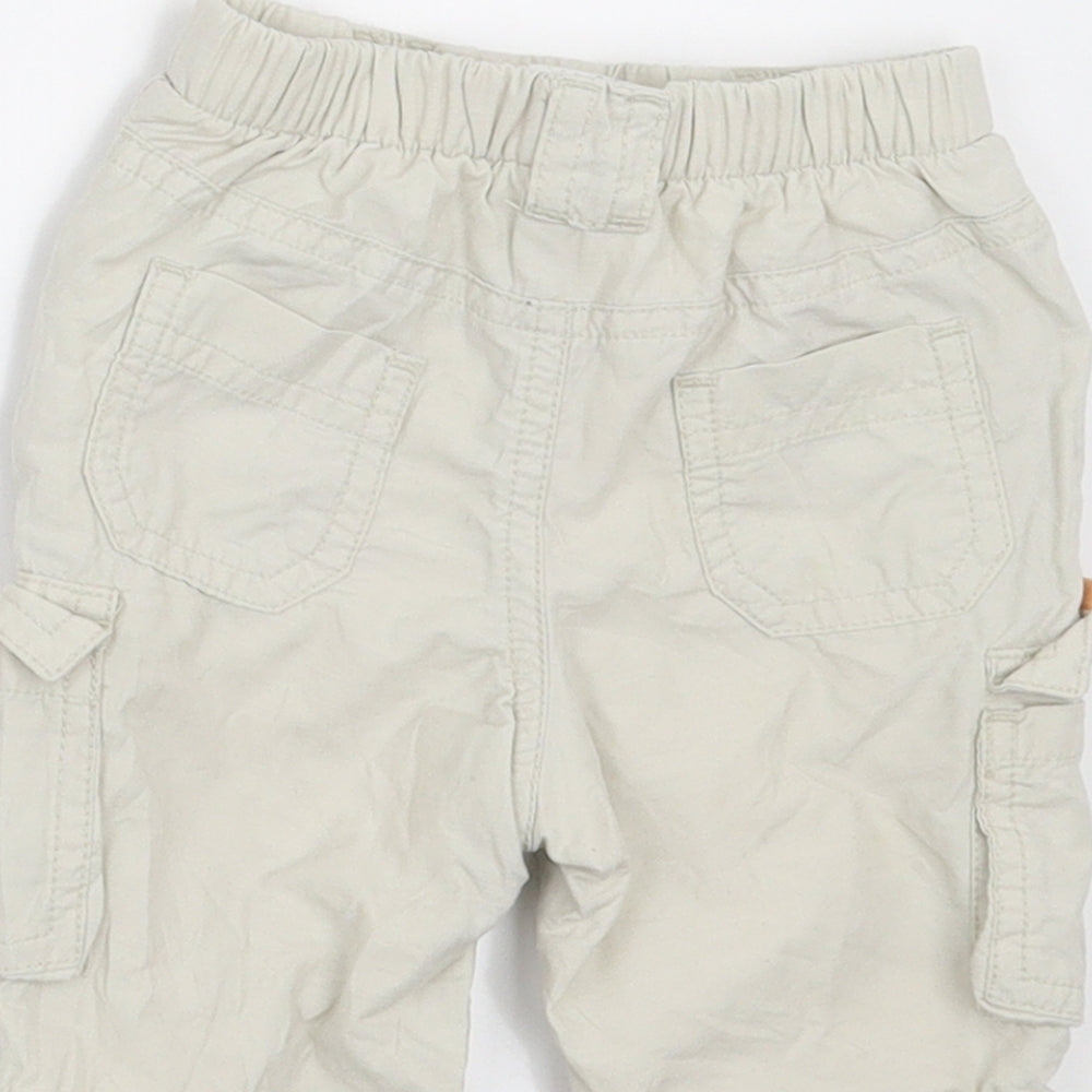 NEXT Boys Beige   Cropped Trousers Size Newborn  - SHORT