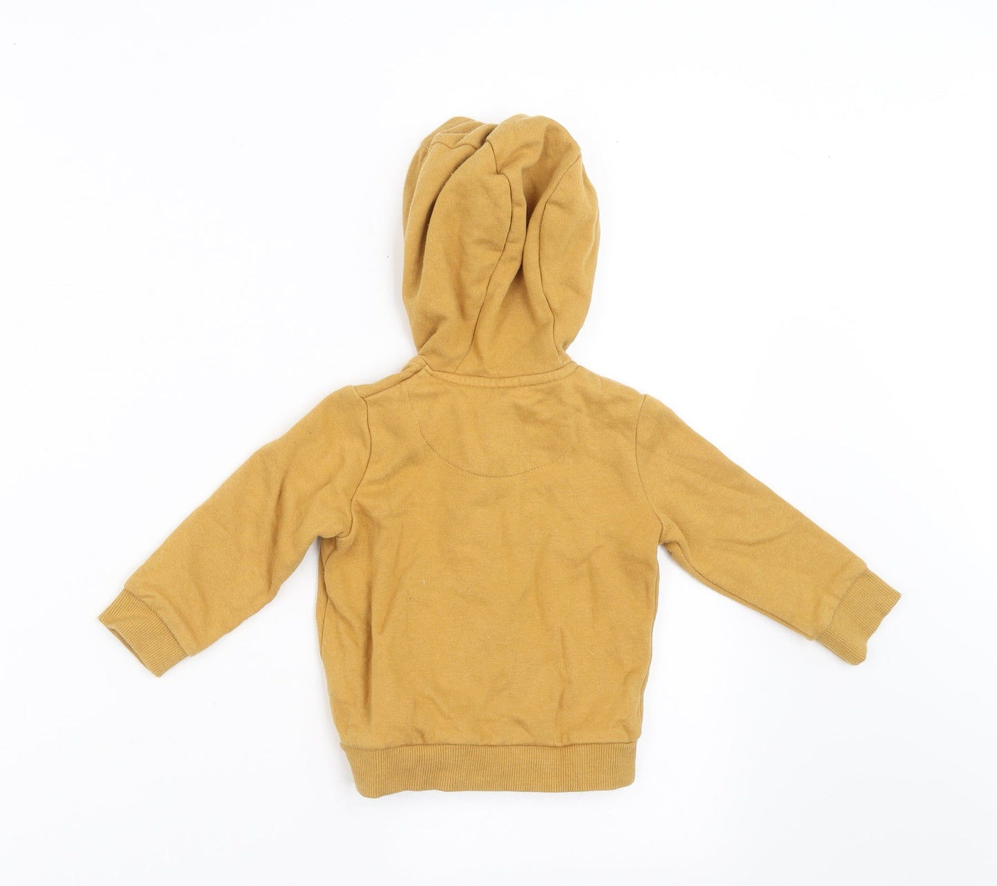 F&F Boys Yellow   Full Zip Jumper Size 6-9 Months  - dinasour