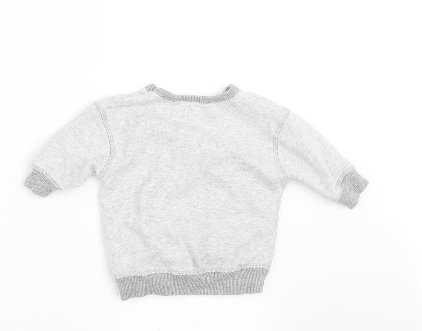 NEXT Boys Grey   Pullover Jumper Size 3-6 Months  - christmas