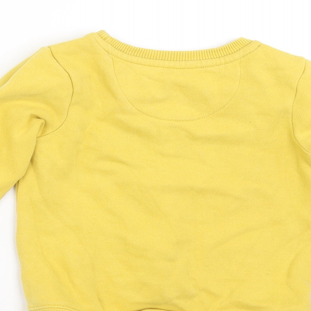 Nutmeg Boys Yellow   Pullover Jumper Size 9-12 Months  - SMILE