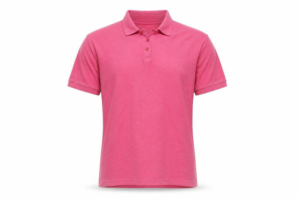 glassigue Mens Pink    Polo Size M