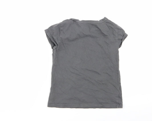 Gap Girls Grey   Basic T-Shirt Size S