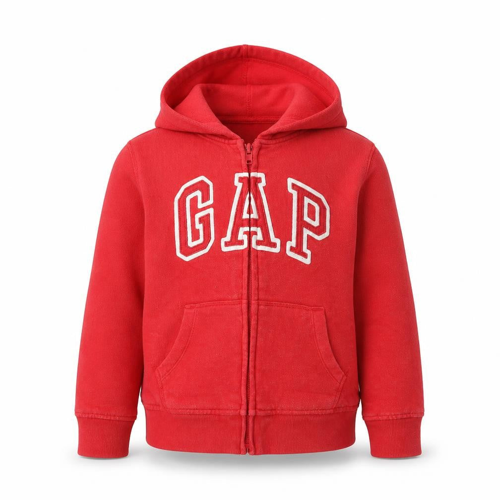 Gap Boys Red   Full Zip Jumper Size S