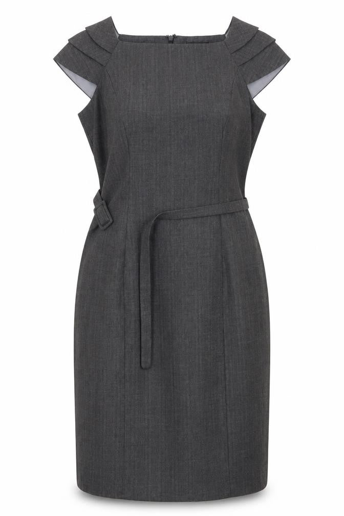 Warehouse Womens Grey   A-Line  Size 12