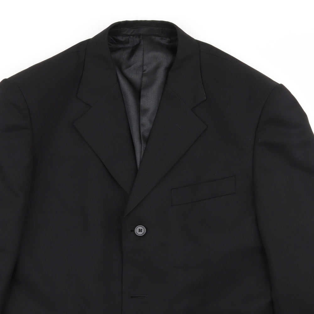 Matalan Mens Black   Jacket Blazer Size 40