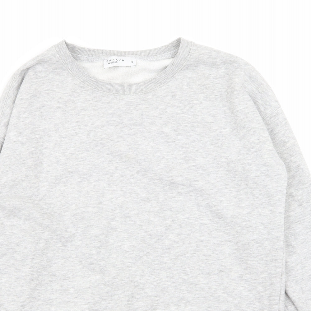 Papaya Womens Grey   Pullover Jumper Size S