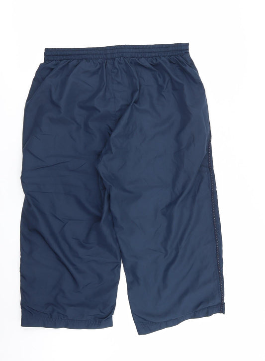 Lonsdale Womens Blue   Capri Trousers Size 6  - stretch waistband