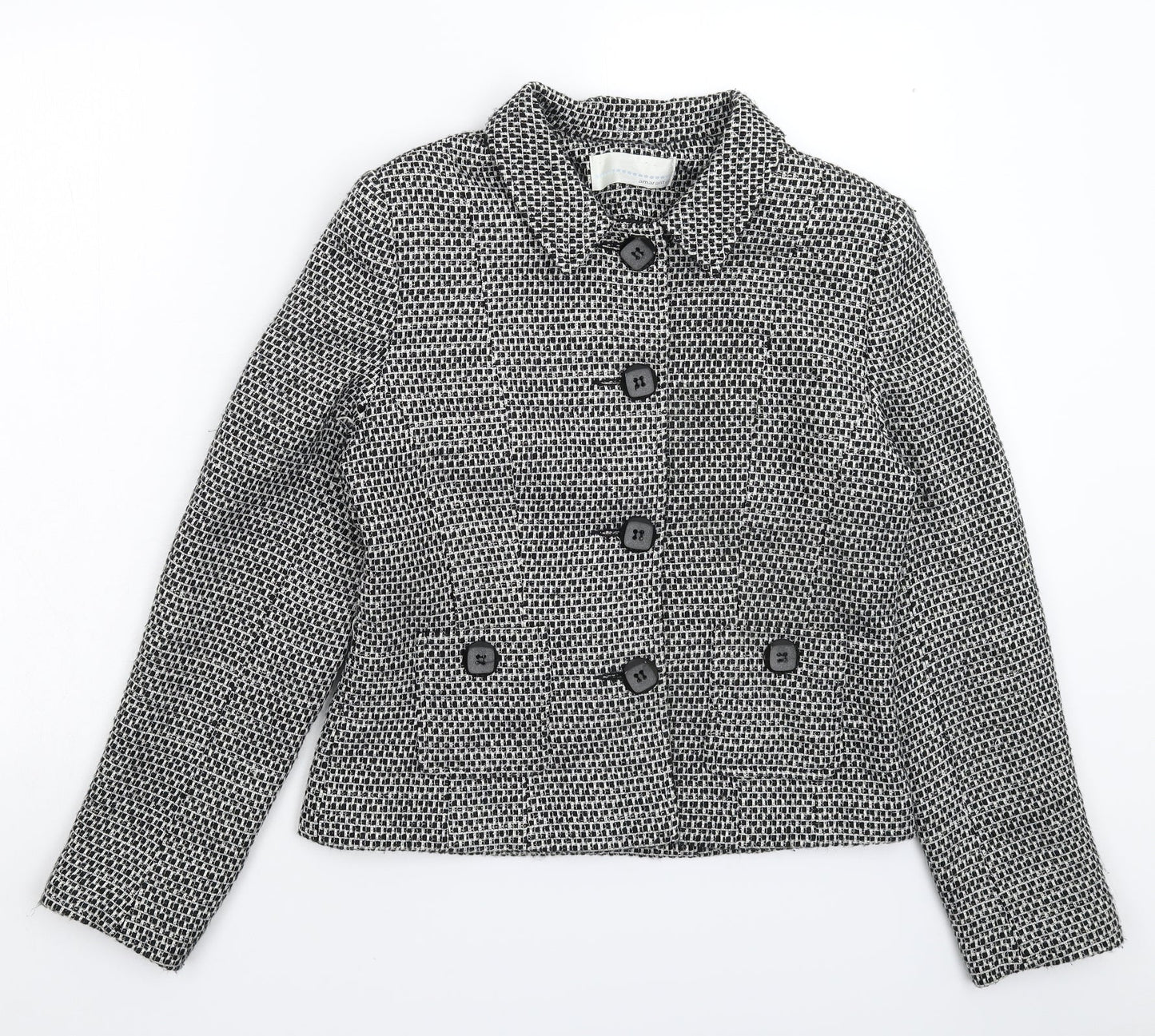 AMARANTO Womens Grey   Jacket Blazer Size 12