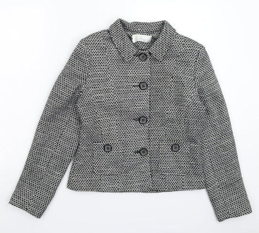 AMARANTO Womens Grey   Jacket Blazer Size 12