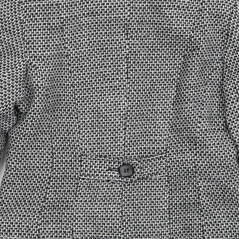 AMARANTO Womens Grey   Jacket Blazer Size 12