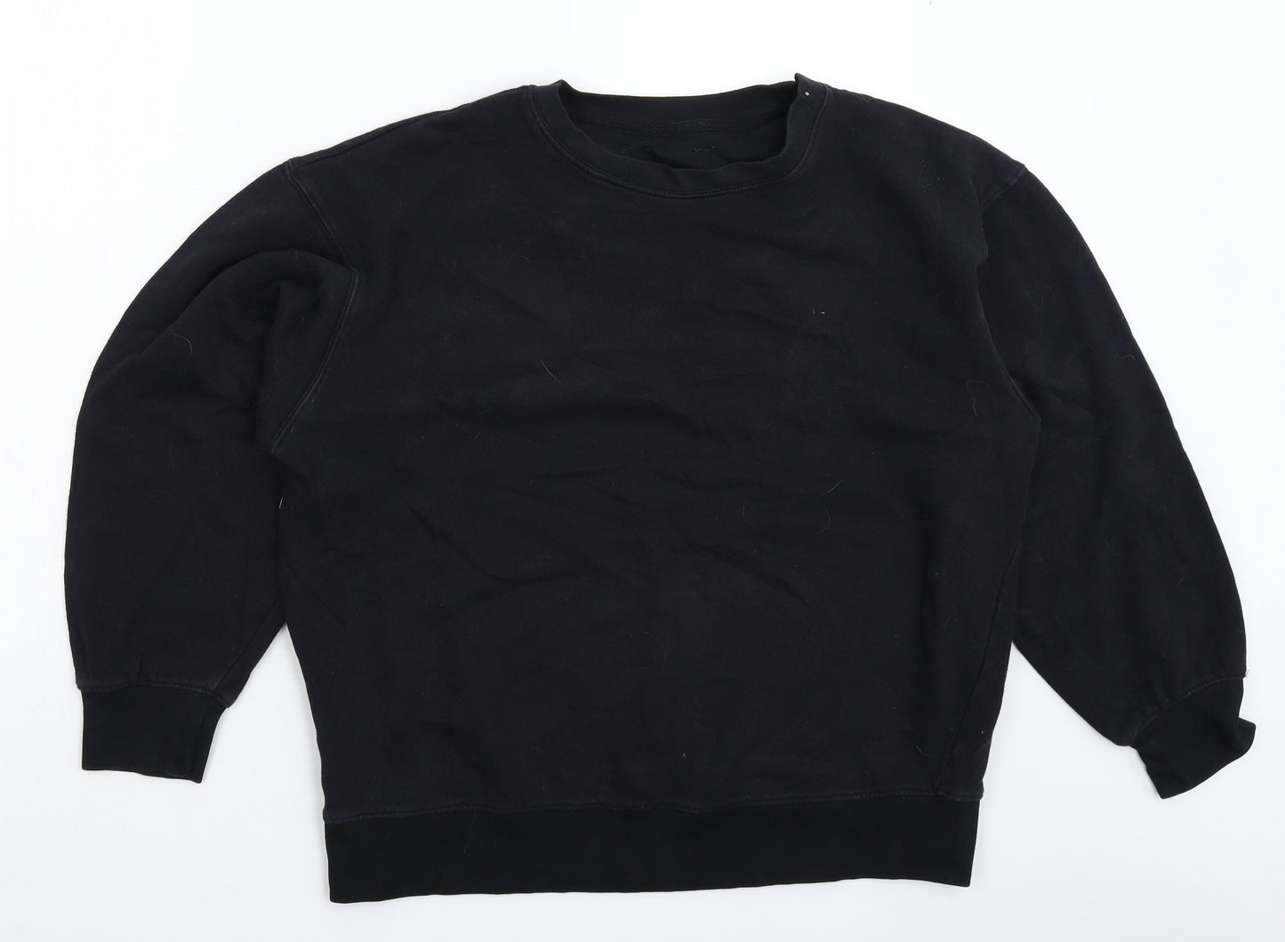 Preworn Womens Black   Pullover Sweatshirt Size 20