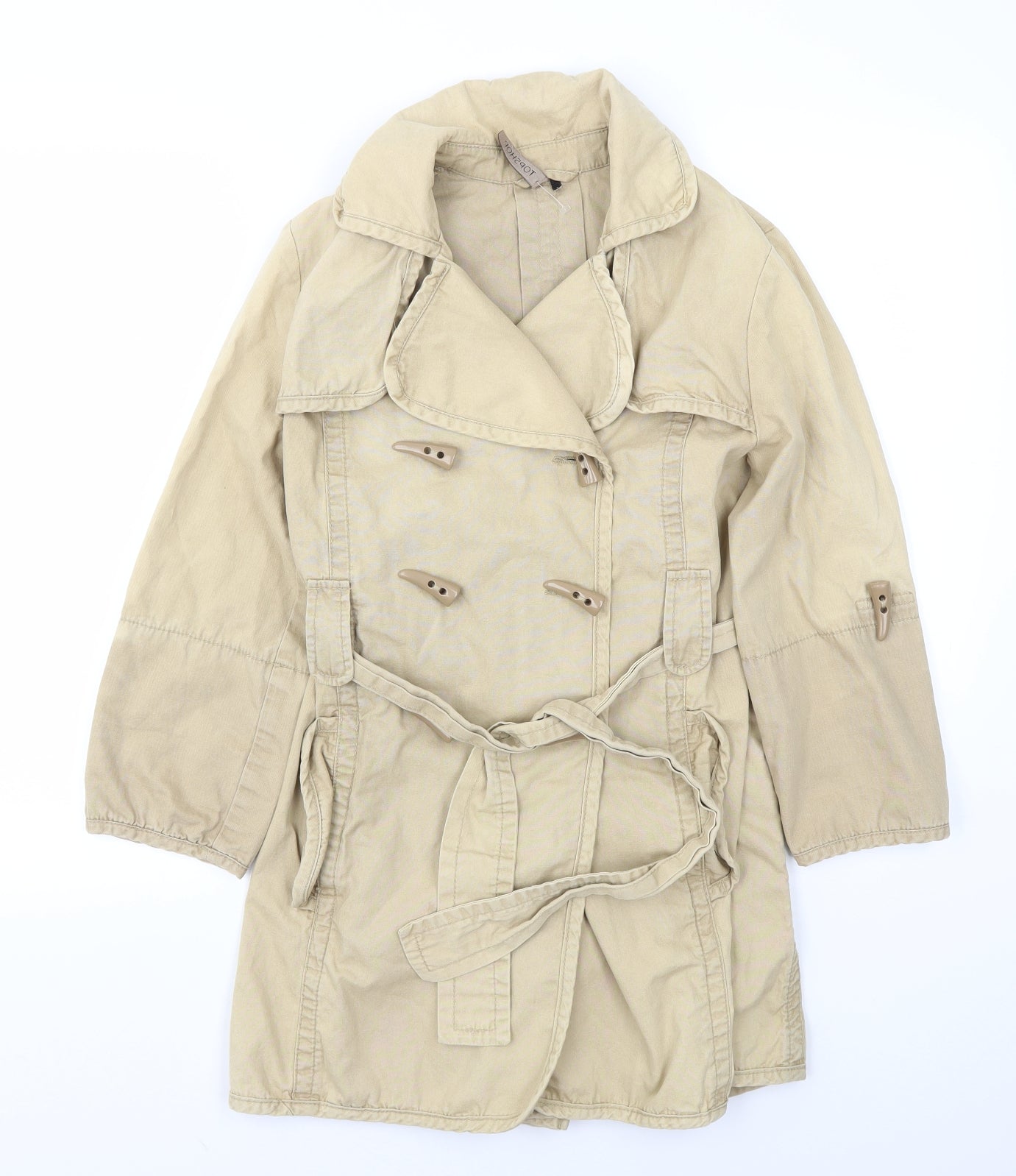 Topshop Womens Beige   Jacket Coat Size 8
