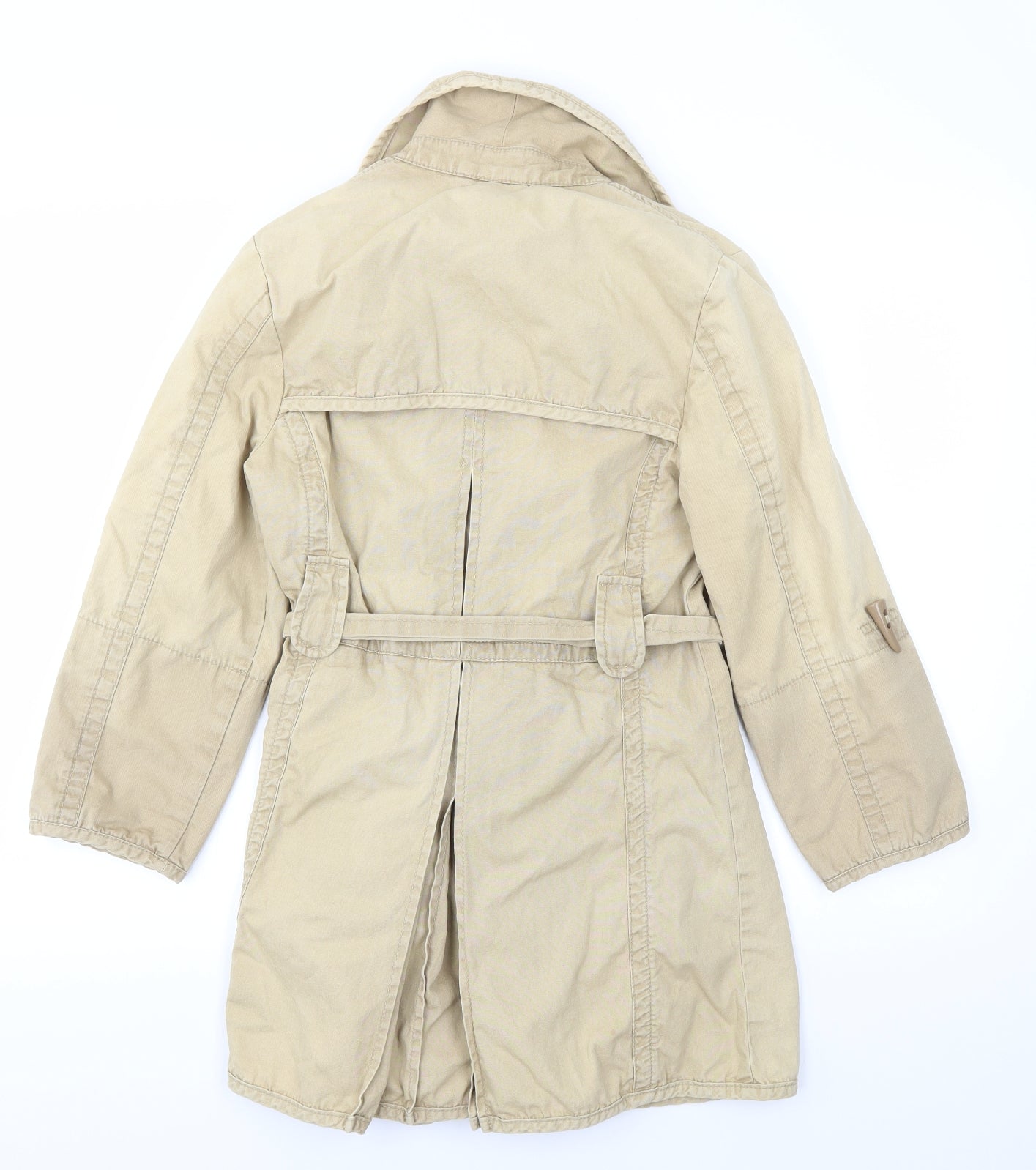 Topshop Womens Beige   Jacket Coat Size 8