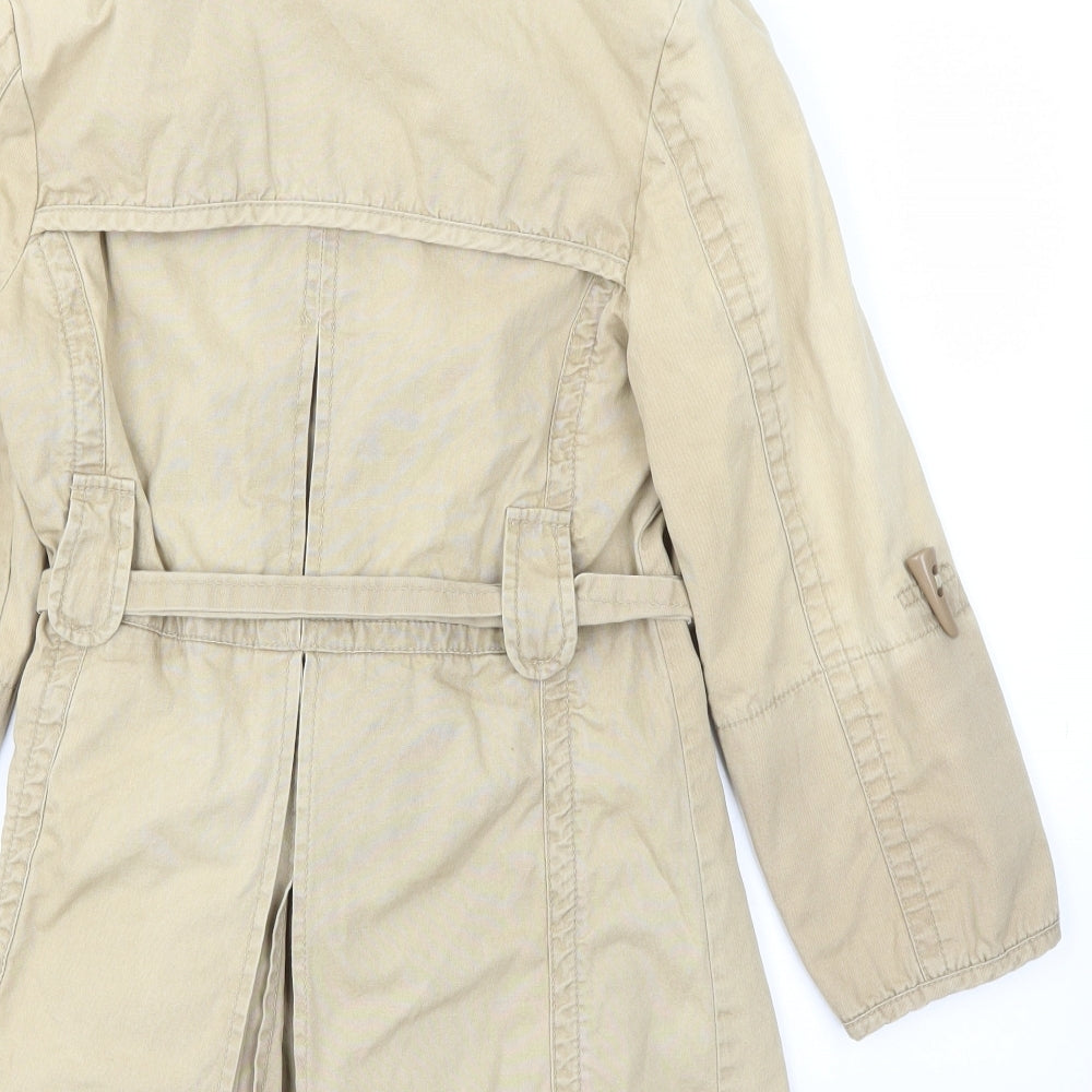 Topshop Womens Beige   Jacket Coat Size 8