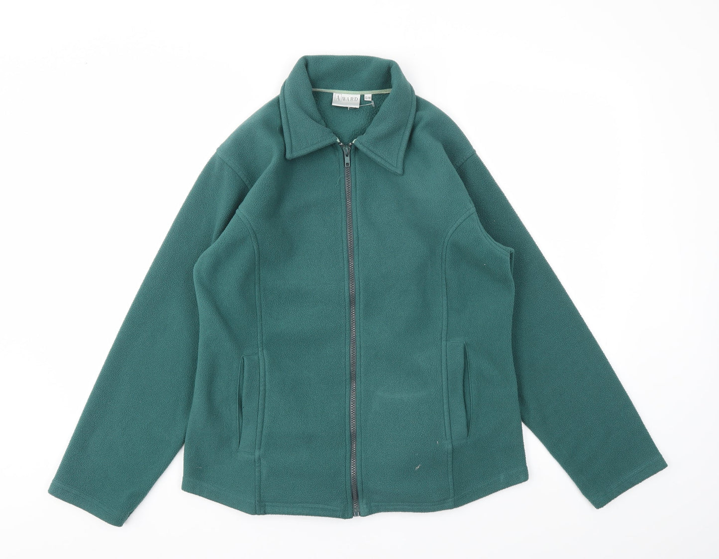 AWARD Womens Green   Full Zip Jumper Size M