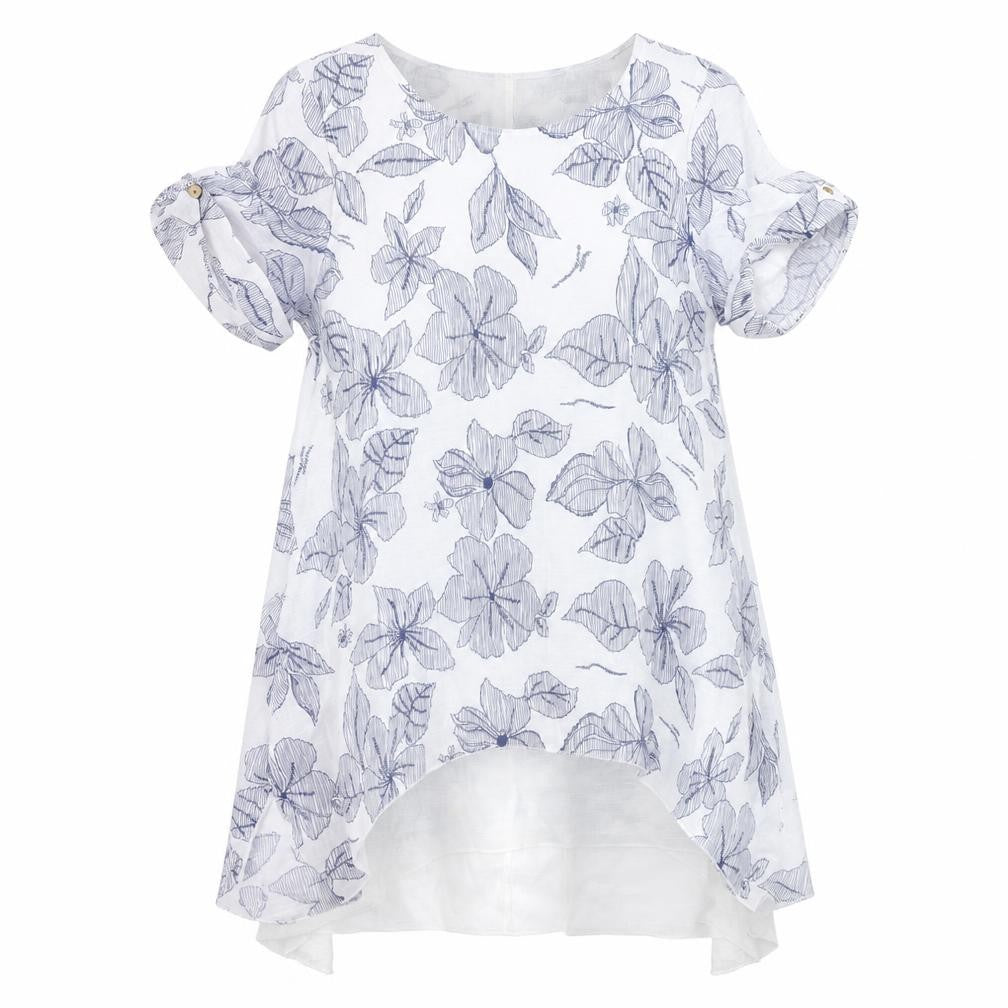 IZABEL Womens White Geometric  Fit & Flare  Size 10