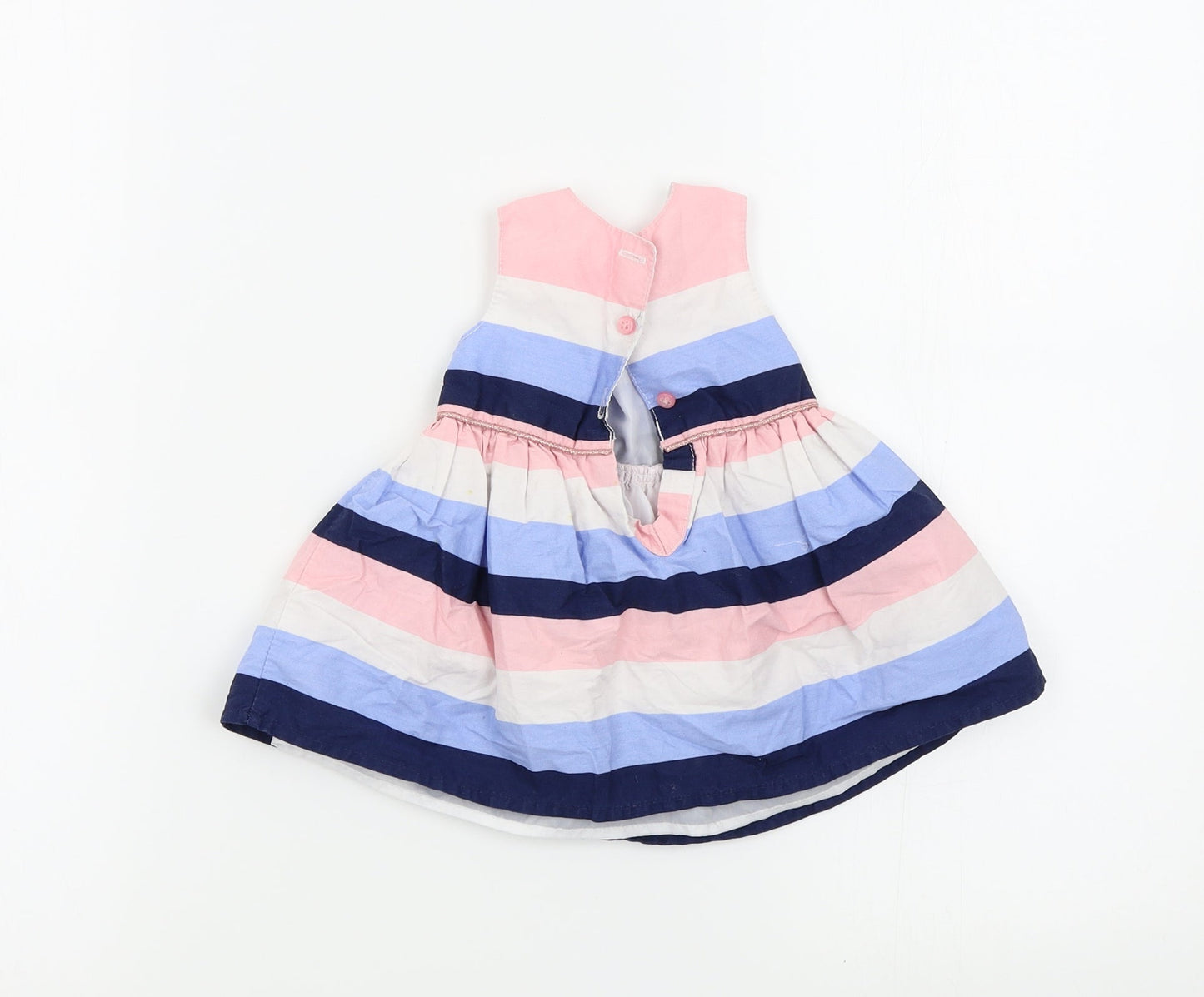 Primark Girls Multicoloured Striped  Fit & Flare  Size 0-3 Months