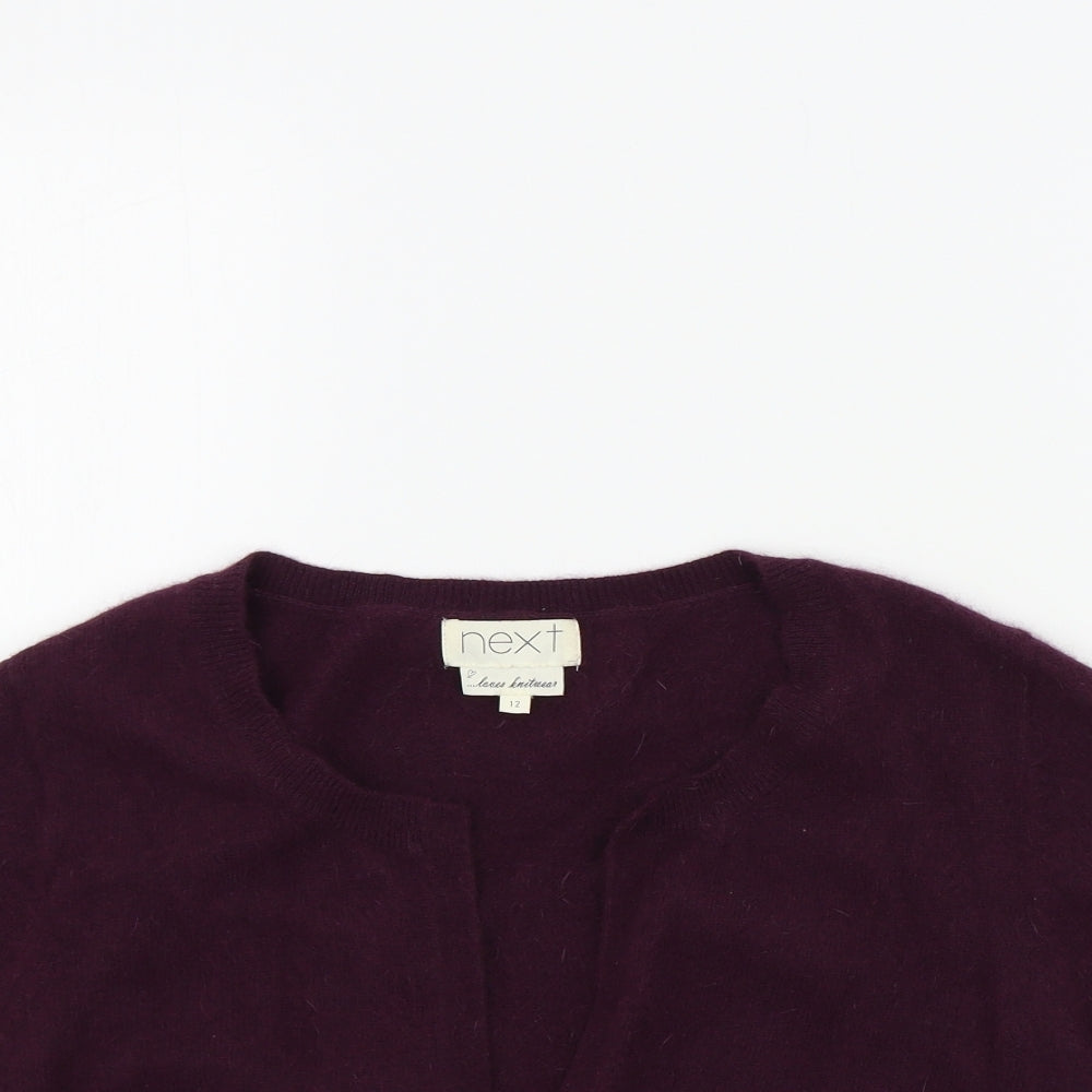 NEXT Womens Purple   Cardigan Jumper Size 10