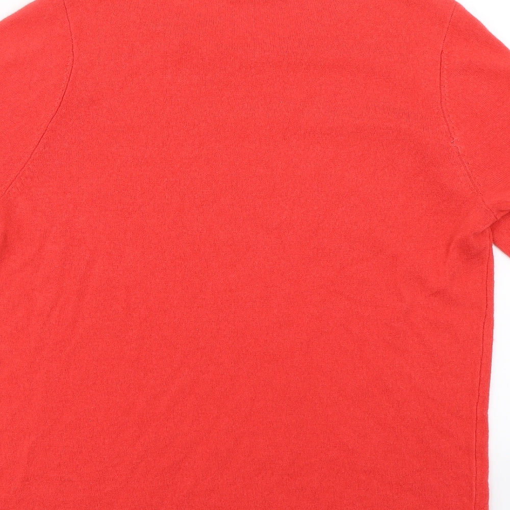 Love knitwear Womens Red   Basic T-Shirt Size 10