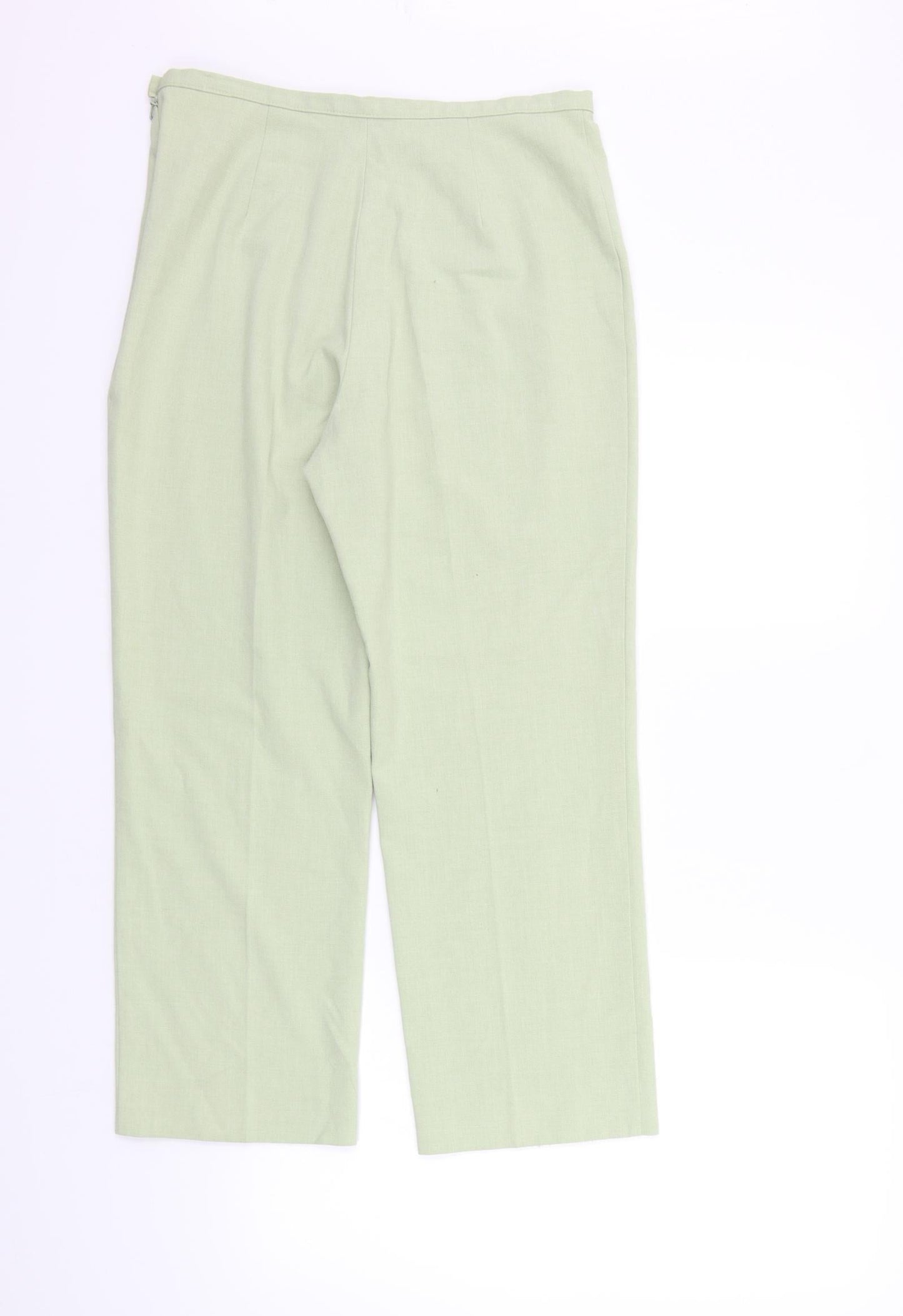 Marks and Spencer Womens Green   Trousers  Size 12 L24 in