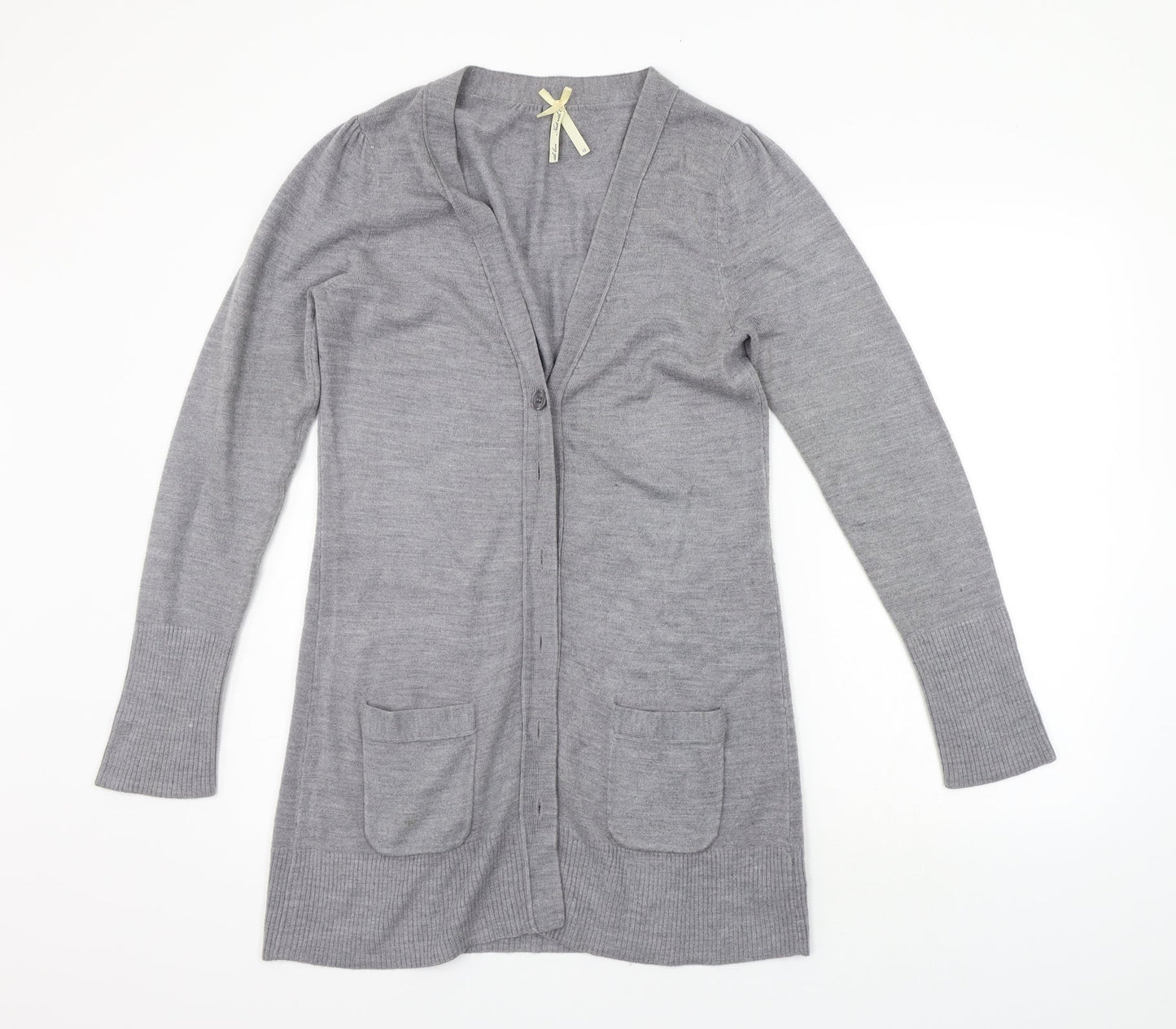 NEXT Womens Grey   Cardigan Jumper Size 12  - washable mark