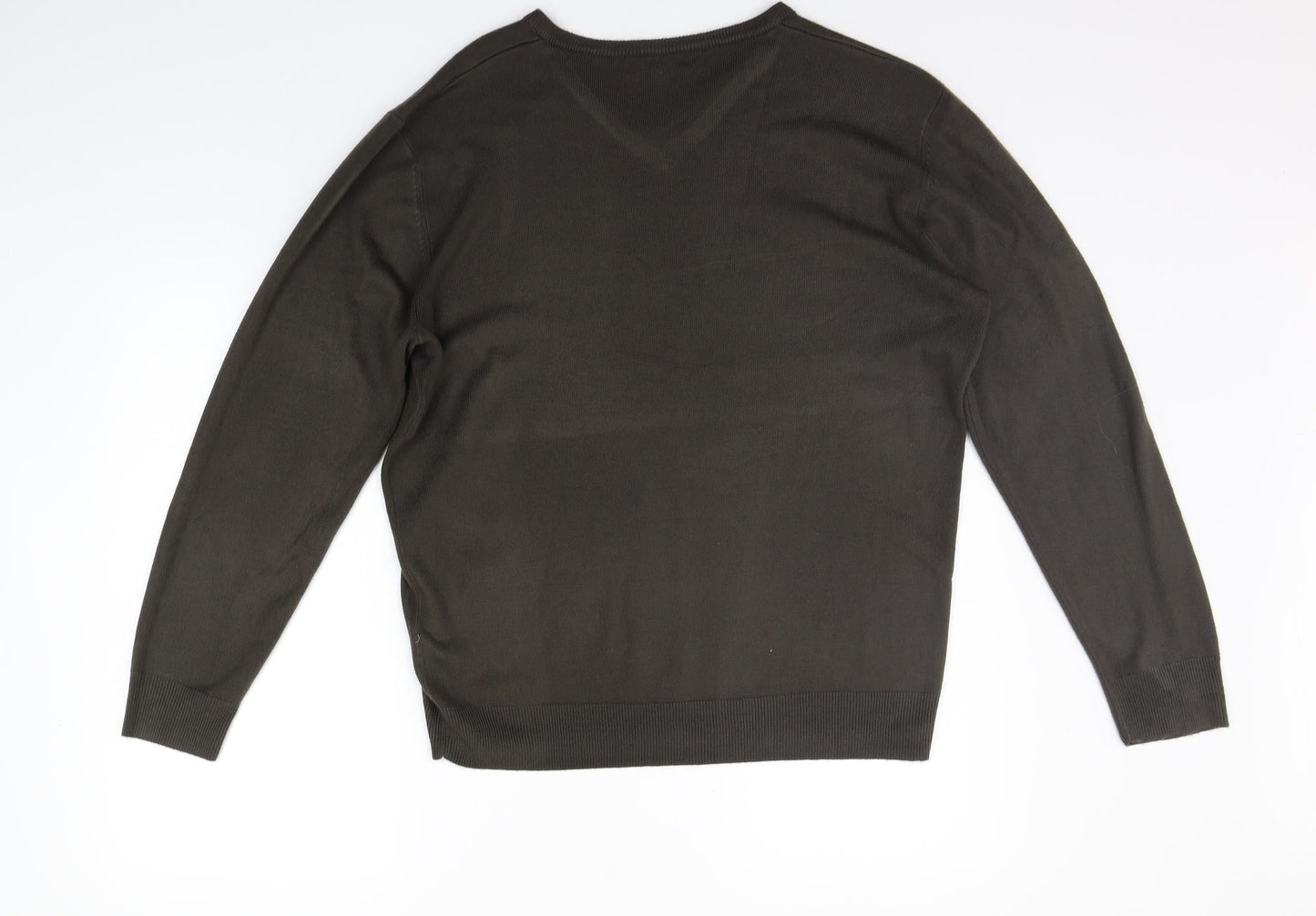 Tomas Nash Mens Brown   Pullover Jumper Size M