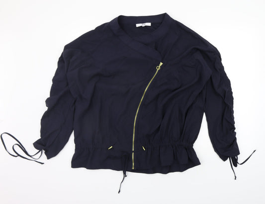 find. Womens Blue   Jacket Coat Size L