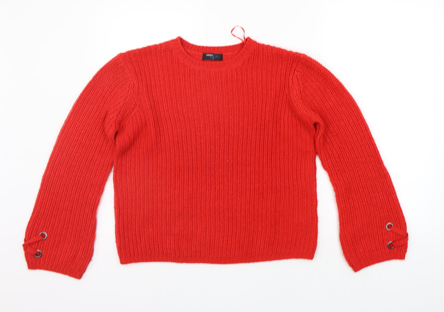 Papaya Womens Red   Pullover Jumper Size S