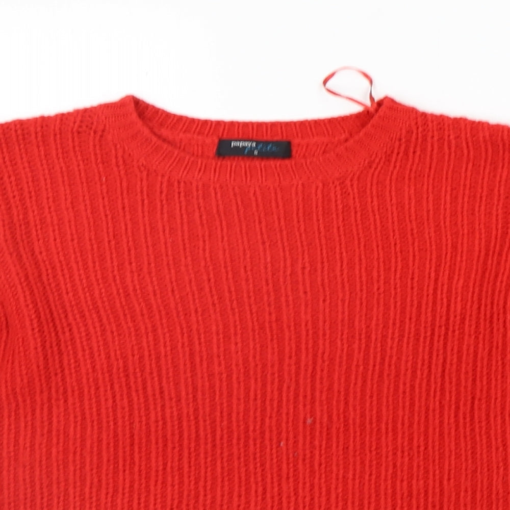 Papaya Womens Red   Pullover Jumper Size S