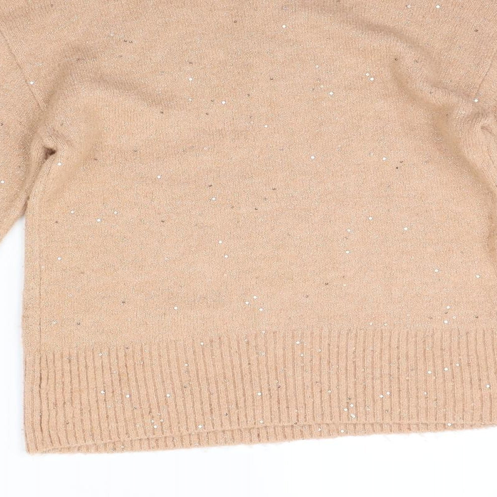 George Womens Beige   Pullover Jumper Size S