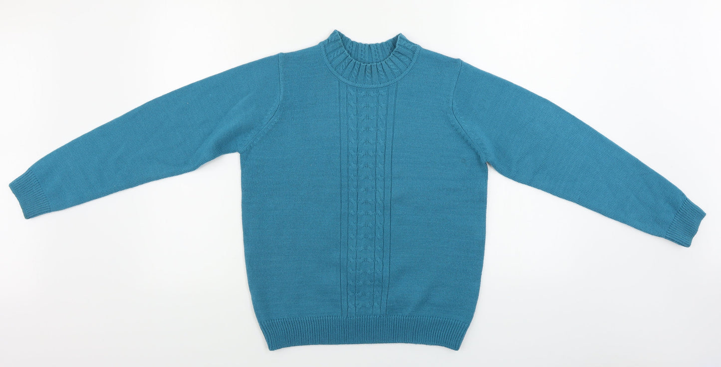 hle Womens Blue   Pullover Jumper Size S