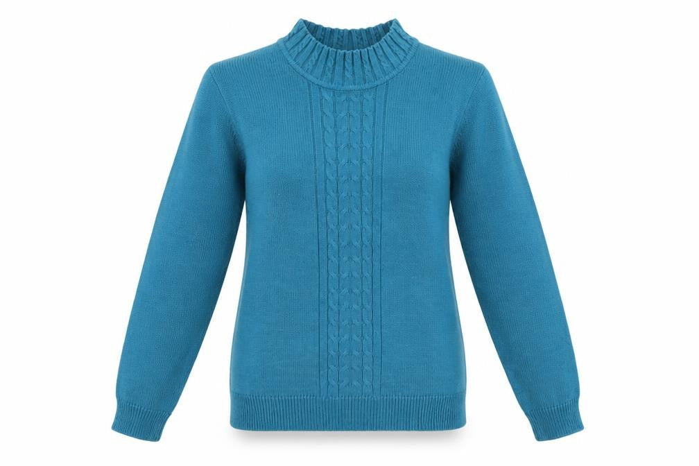 hle Womens Blue   Pullover Jumper Size S