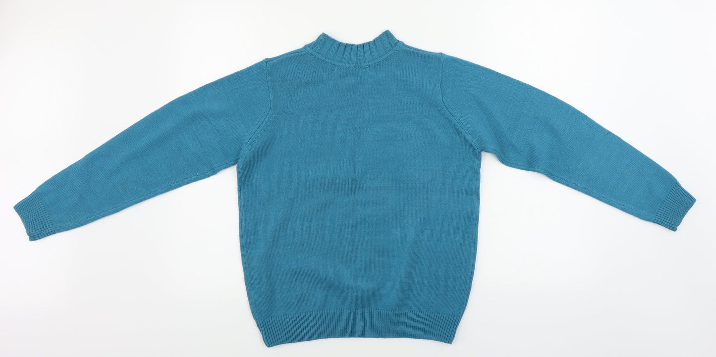 hle Womens Blue   Pullover Jumper Size S