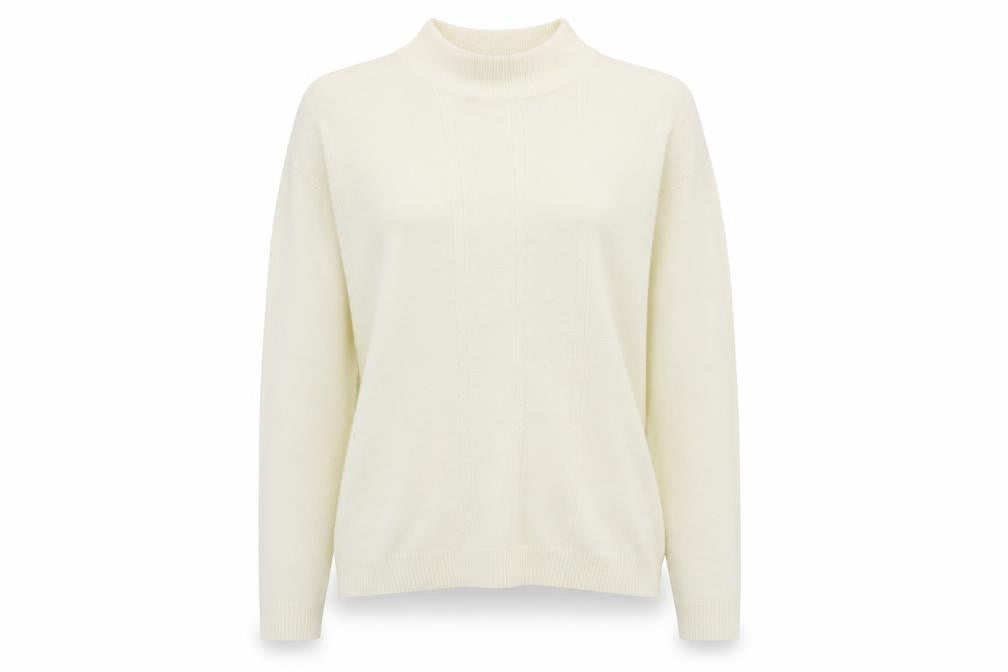 pure&natural Womens Ivory   Pullover Jumper Size 14
