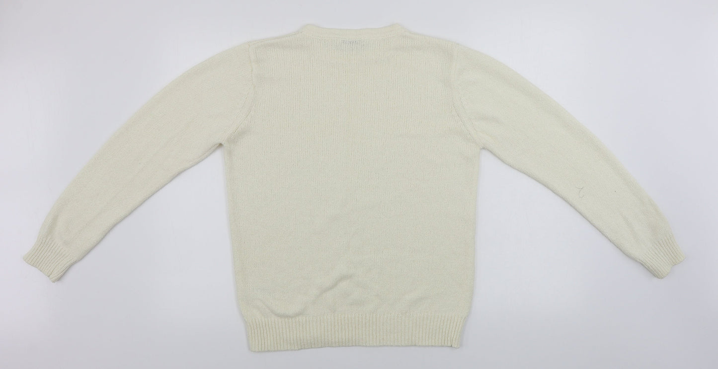 Berkertex Womens Ivory   Pullover Jumper Size 10