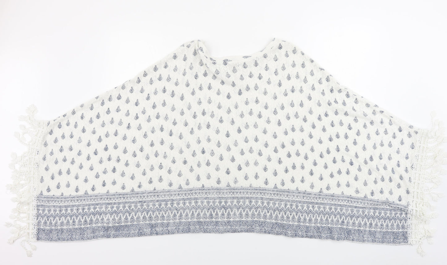 River Island  Womens White Floral  Pullover Jumper Size L