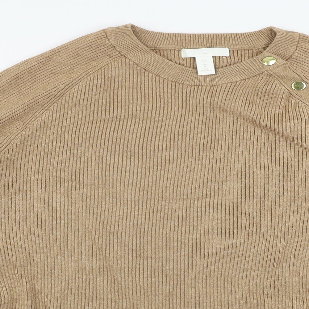 H&M  Womens Brown   Pullover Jumper Size M