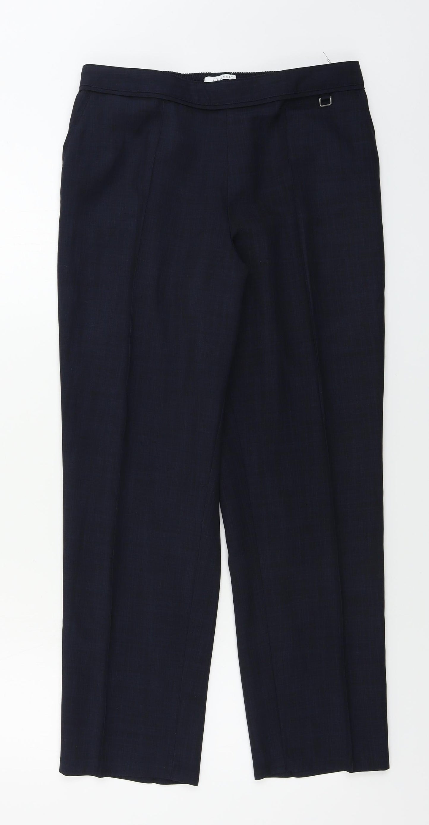 Marks and Spencer  Womens Blue   Trousers  Size 14 L26 in