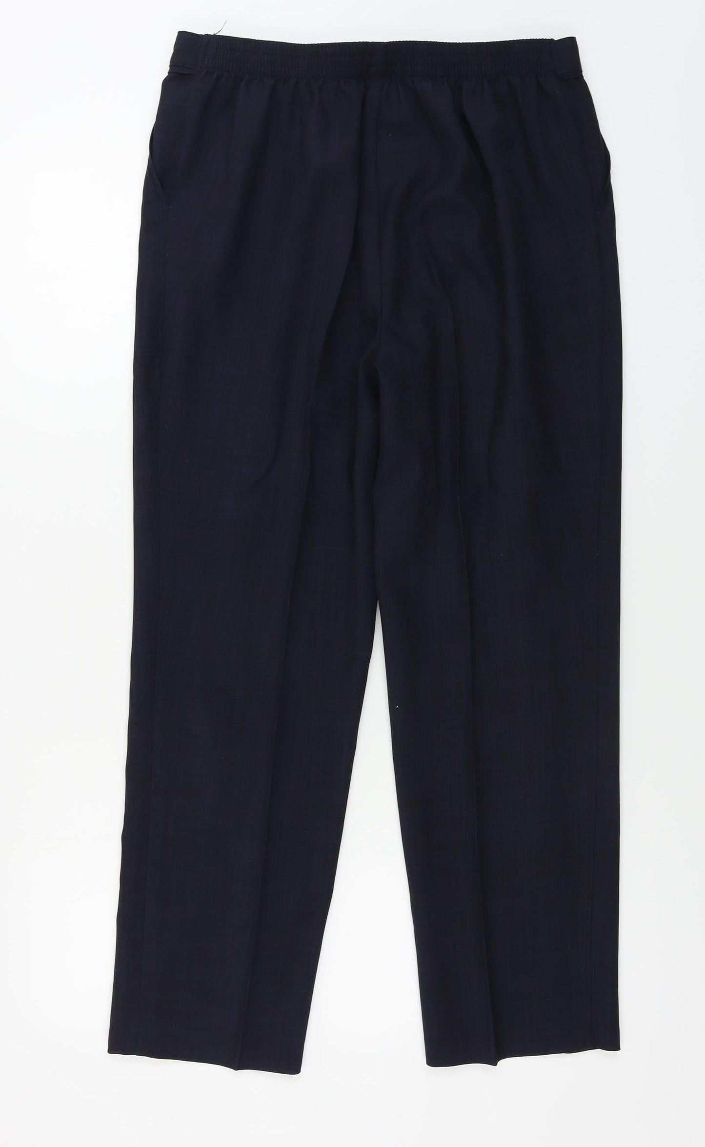 Marks and Spencer  Womens Blue   Trousers  Size 14 L26 in