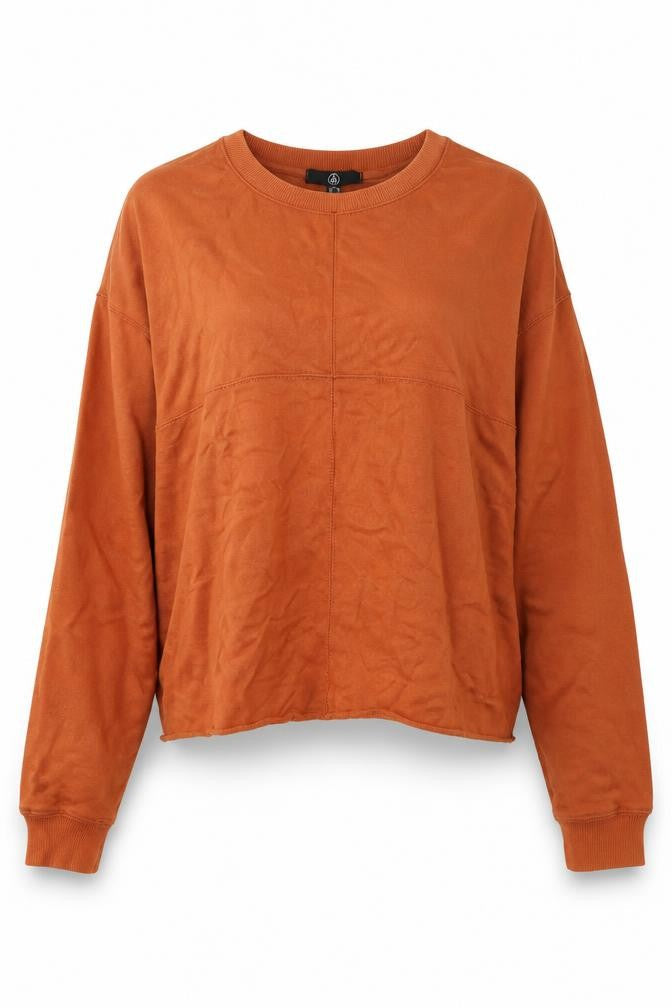 Front view of Missguided women’s clear jumper, size UK 12